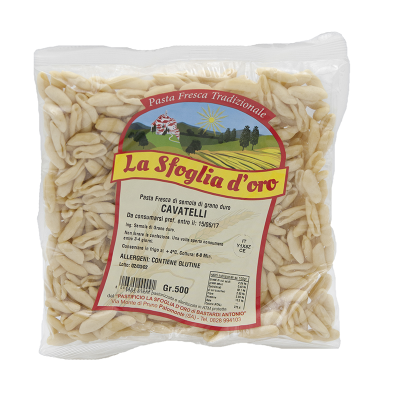 Cavatelli La sfoglia d'oro Gusto Sele